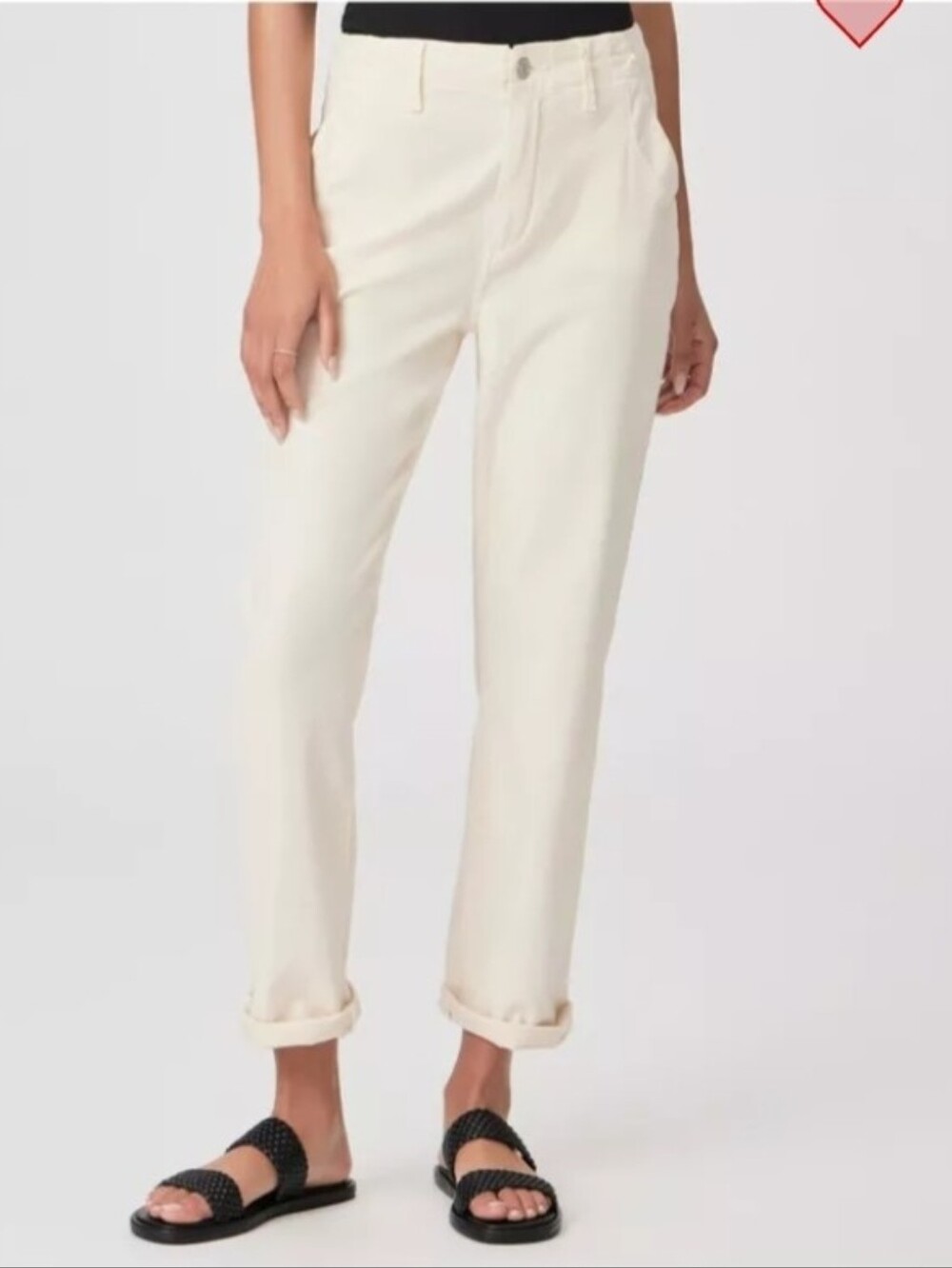 โค๏ธ PAIGE HIGH RISE RELAXED STRAIGHT LEG PANTS, 10 (30)